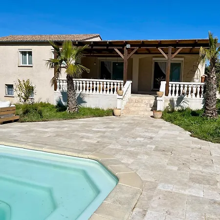 Les Cigales - Paisible Avec Piscine Villa Mas-Saintes-Puelles