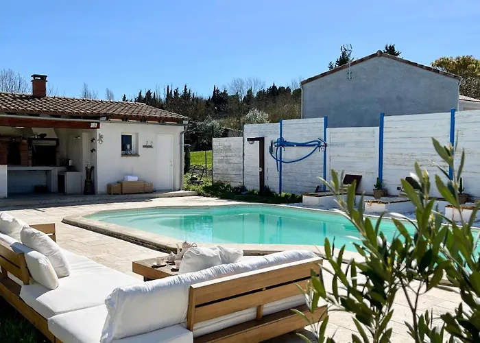 Les Cigales - Paisible Avec Piscine * Mas-Saintes-Puelles